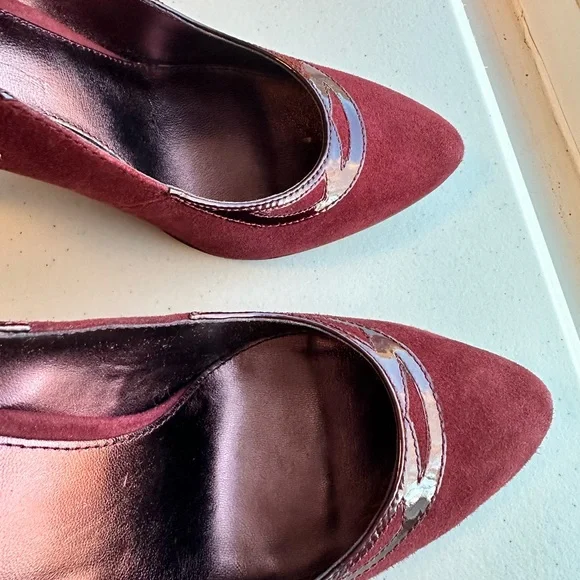 Stunning ISOLA heels Size 10 M Crimson - Picture 8 of 11